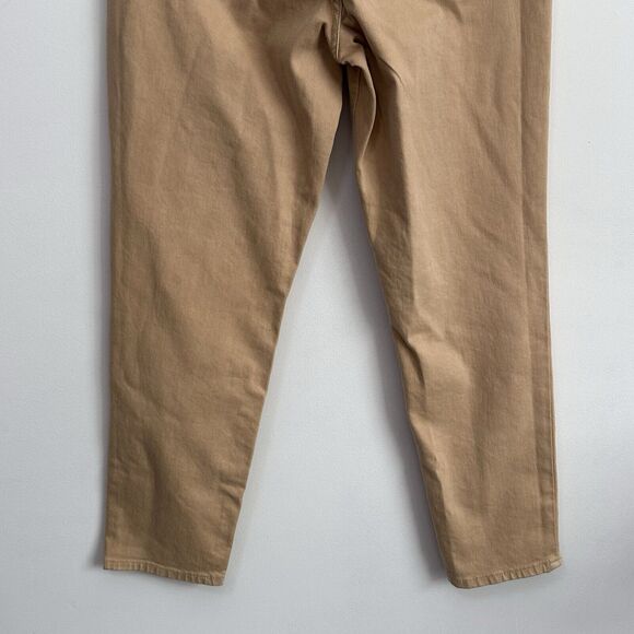 Old Navy Jeans 8 OG Straight High Rise Secret Slim Pockets Wheat Tan Casual New - Picture 7 of 9